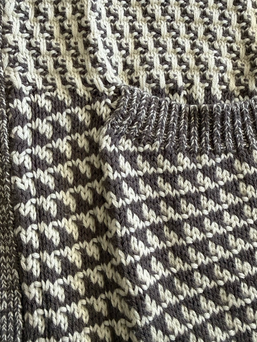 Isaac Mizrahi Live Brown S Chunky Knit Long Cardigan Lagenlook Art Teacher - Picture 6 of 7